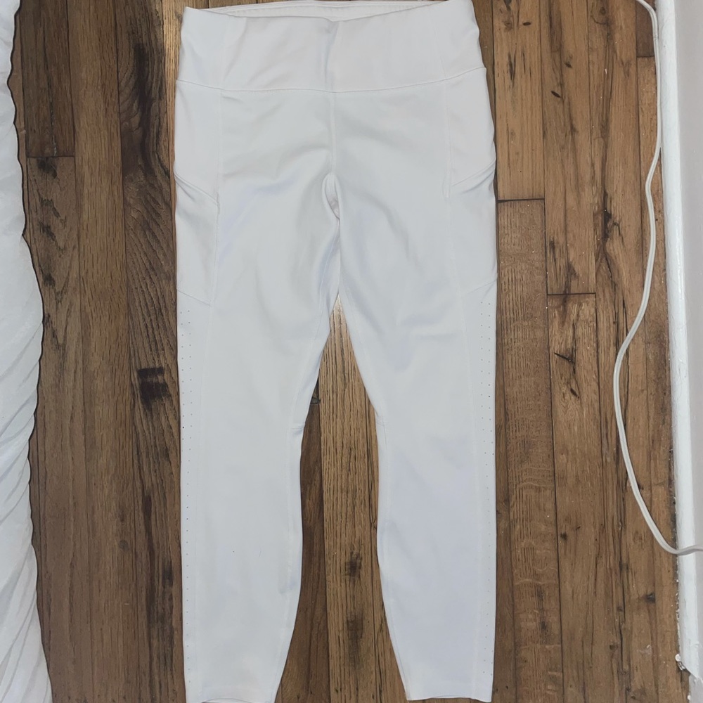 White Athleta Leggings